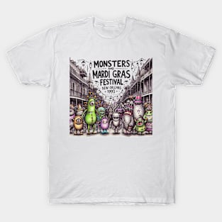 1993 Monster and Mardi Gras T-Shirt